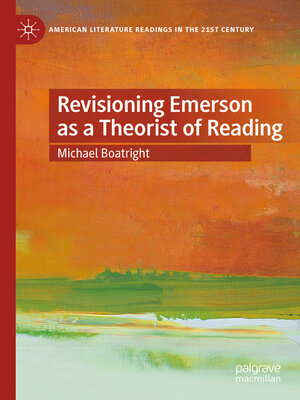 cover image of Revisioning Emerson as a Theorist of Reading
